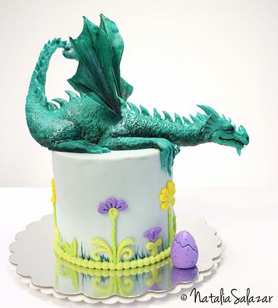 Dragon cake - Cake by Natalia Salazar