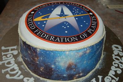 Starfleet Command Cake - Cake by Wicked Creations