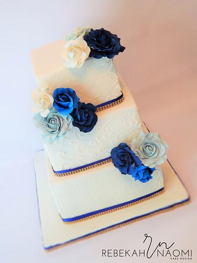 Velvet Roses - Cake by Rebekah Naomi Cake Design