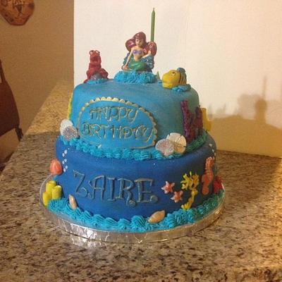 Little Mermaid Cake - Cake by beth78148