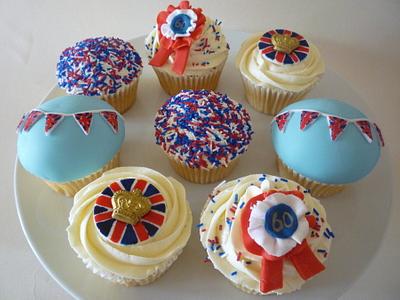Jubilee Cupcakes - Cake by The Faith, Hope and Charity Bakery