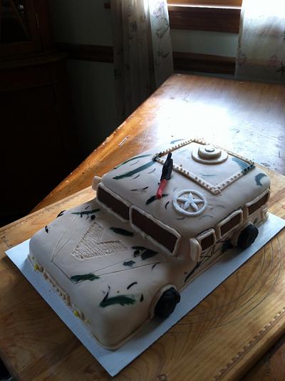 Army jeep - Cake by Angma4