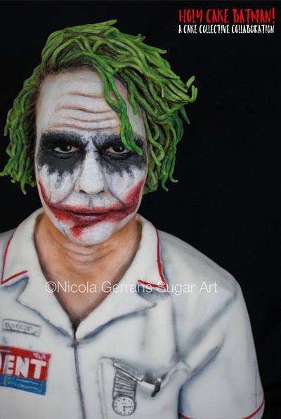 Joker - The Dark Knight - Cake by Nicola Gerrans 