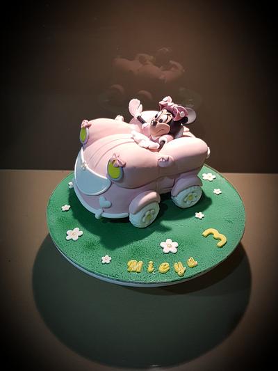 Minnie mouse Car Cake - Cake by Su Cake Artist 