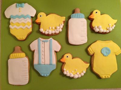 Baby Shower cookies - Cake by Maggie Rosario