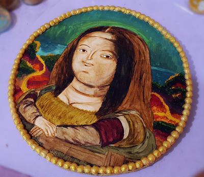 Botero's Mona Lisa - Cake by Laura Reyes