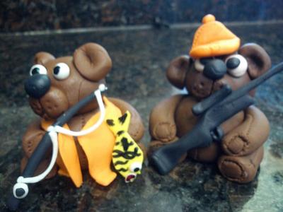 Hunting bears - Cake by Araina