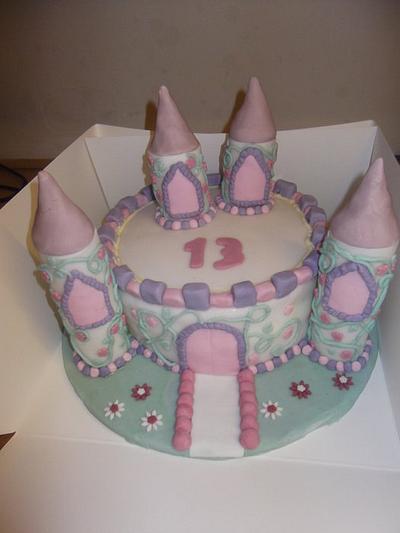 Princess Castle - Cake by Stacey