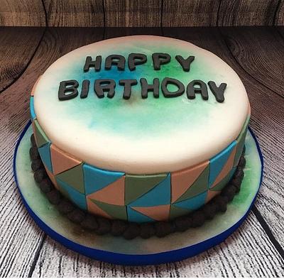Geometric Cake - Cake by Woody's Bakes