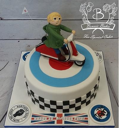 Mod scooter cake - Cake by Bonnie Bakes UAE