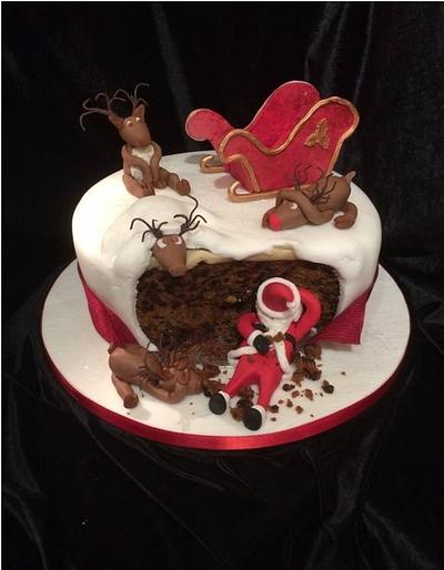 Christmas Cake 2014 - Cake by mitch357