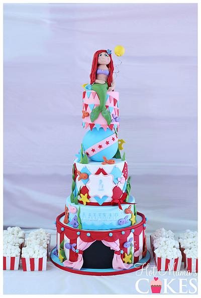 Ariel goes to the Carnival!  - Cake by Hot Mama's Cakes