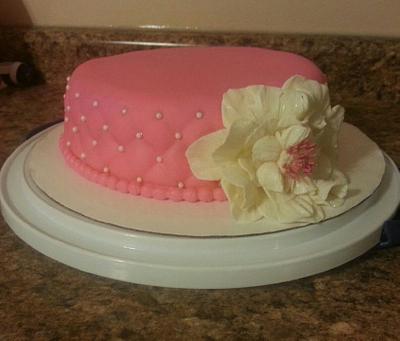 pink elegance - Cake by cakesbylaurapalmer