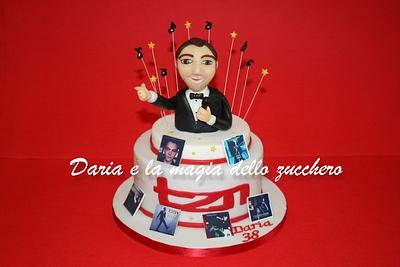 Tiziano Ferro singer cake - Cake by Daria Albanese