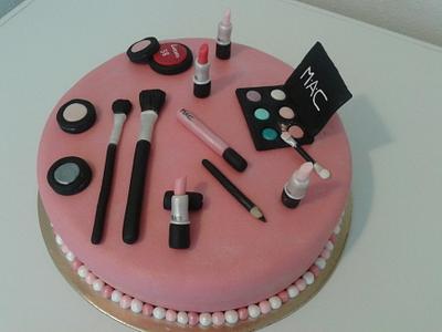 Makeup cake - Cake by Vera Santos