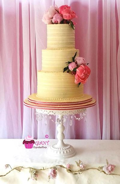 Buttercream wedding cake - Cake by Amelia Rose Cake Studio