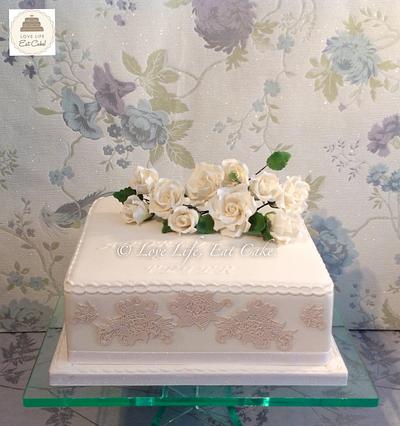Diamond wedding anniversary - Cake by Love Life, Eat Cake! by Michele