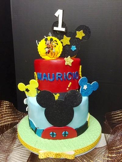 1st Birthday Cake - Cake by Fun Fiesta Cakes  