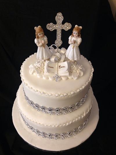 1st Holy Communion Cake - Cake by Emmsicedgems 