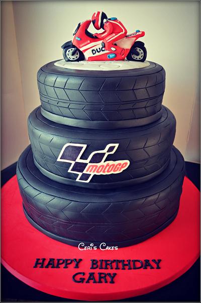 Moto GP cake - Cake by Ceri's Cakes