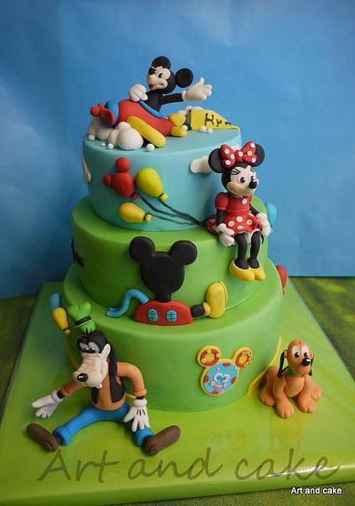 Mickey mouse cake - Cake by marja