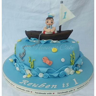 Little Sailor  - Cake by Bobbie-Anne Wright (For Heaven's Cake)