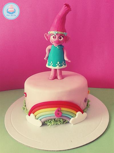 Poppy / Trolls Cake - Cake by Bake My Day