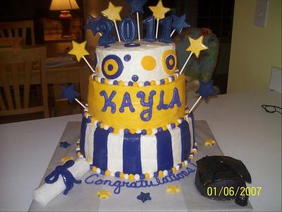 Graduation Star - Cake by Cosden's Cake Creations