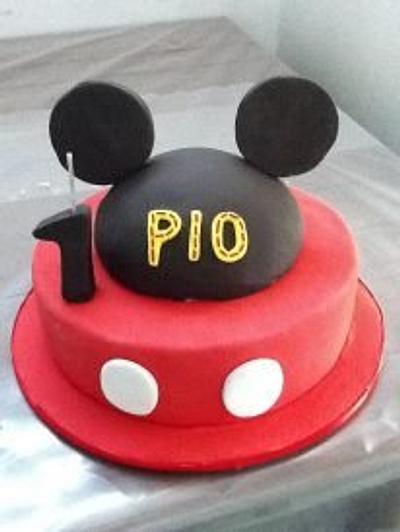 Mickey Mouse Cake for Pio - Cake by Giselle Garcia
