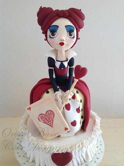 Queen of hearts - Cake by Orietta Basso