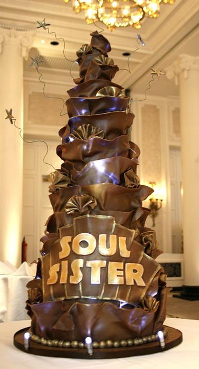 Soul Sister Chocolate Wrap Cake - Cake by Sada Ray