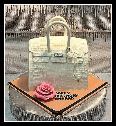 Hermes handbag cake - Cake by The House of Cakes Dubai