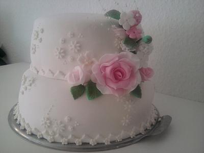 flowers cake - Cake by maria jose garcia herrera