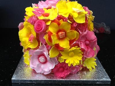 Pretty floral - Cake by Gelly Bean 