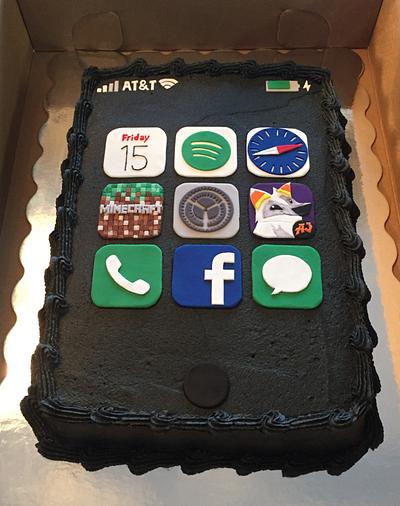 Cellphone Cake - Cake by Julie 