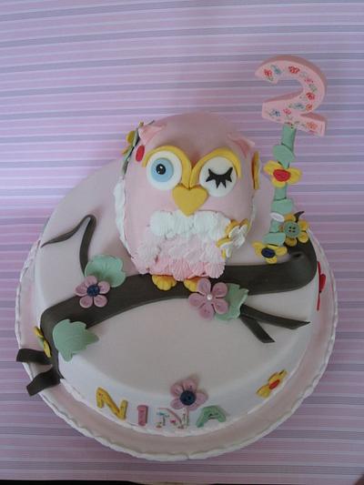 Owlet for Nina - Cake by Roswitha Gadei