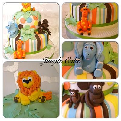 Jungle Cake - Cake by THEPARTYPANTRY