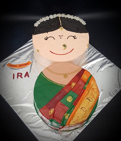 Indian girl - Cake by KAkesbykomal