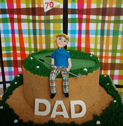 Golf lover cake - Cake by Carol