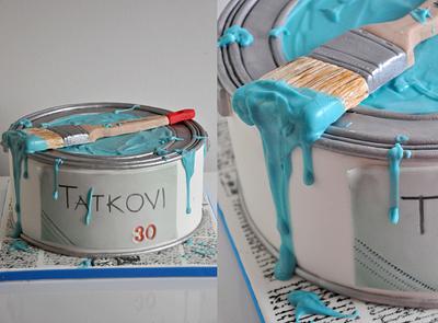 For painter - Cake by CakesVIZ