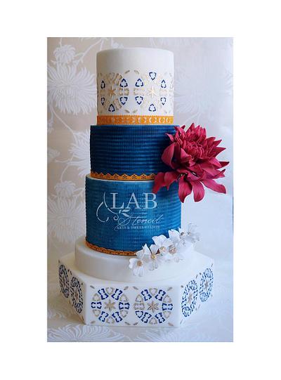 Pakistan Wedding cake for Pakistan Collaboration "Spectacular Pakistan an international sugar art  - Cake by carolina Wachter
