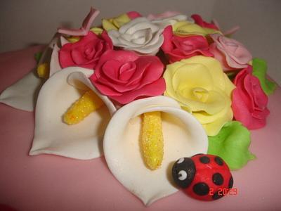 Flower cake - Cake by Vera Santos