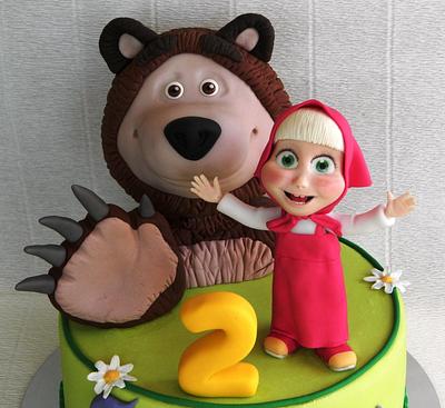 Masha and the Bear - Cake by LaDolceVit