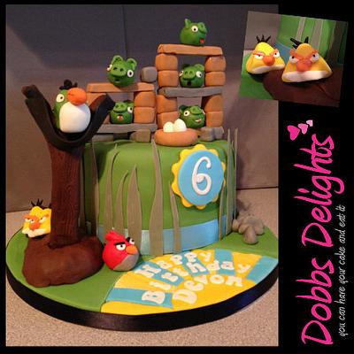Angry Birds Cake - Cake by Geoff @ Dobbs Delights