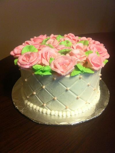 Simple birthday cake - Cake by paula0712