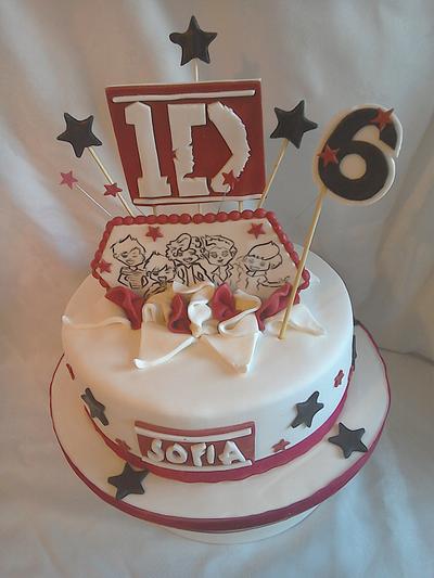 1d birthday cake - Cake by jen lofthouse