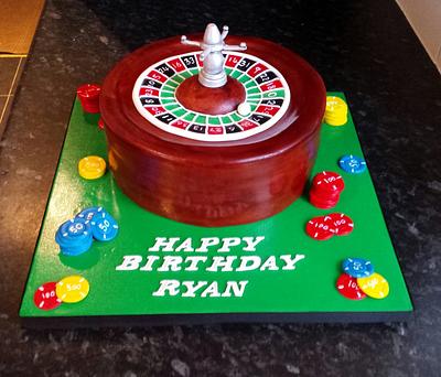 Roulette wheel.  - Cake by jodie