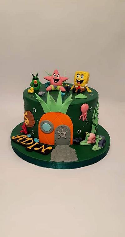 Spongebob and friends - Cake by Zerina