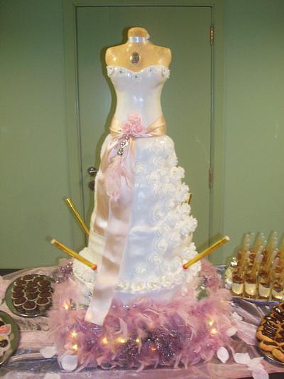 wedding dress - Cake by sugar & pies