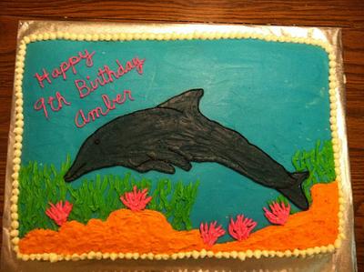 Dolphin Cake - Cake by StephS
